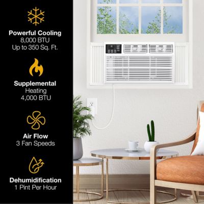 Image showing  Window Mounted Air Conditioner with Supplemental Heat