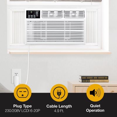 Image showing 6 th Whirlpool 23,200 BTU Window-Mounted Air Conditioner with Supplemental Heat