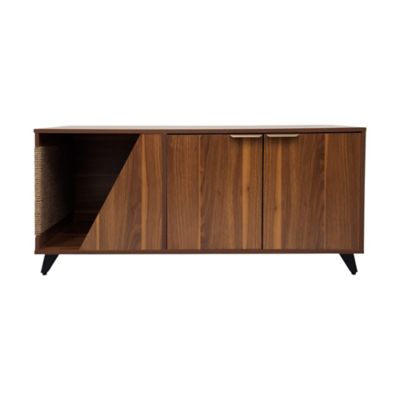 4 Cats & Dogs Jessie Pet Cabinet, Walnut