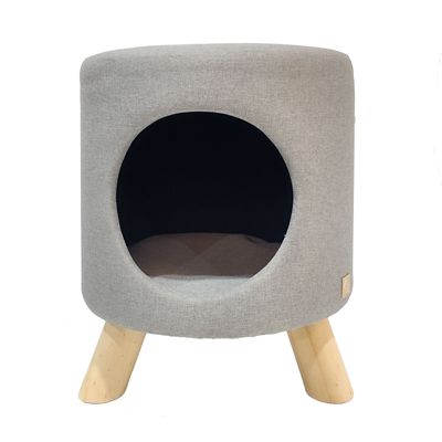 4 Cats & Dogs Wallie Pet Stool, WPS-GRY