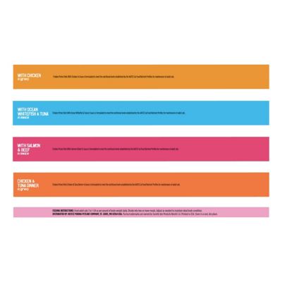 Image showing 6 th Purina Friskies Surfin' and Turfin' Prime Filets Variety Pack Wet Cat Food, 5.5oz., 48 count