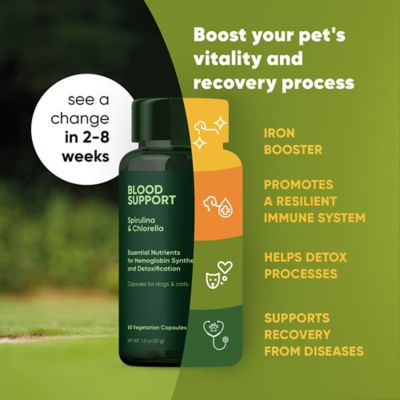 Image showing  Spirulina & Chlorella Blood Support for Cats & Dogs, 60 ct.