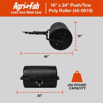 Image showing  Poly Push/Tow Lawn Roller