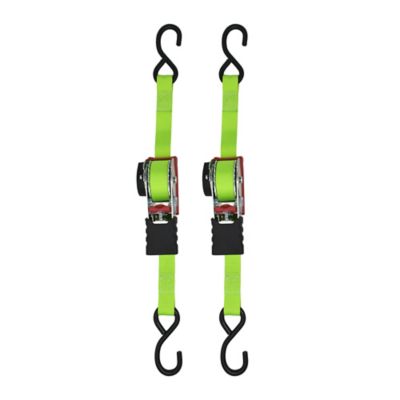Image showing  10 ft. Automatic Retractable Tie-Down Straps, 1,000 lb. Break Strength, 2-Pack
