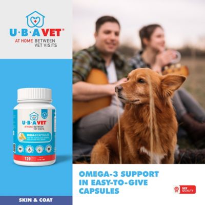 Image showing  Ubameg EFA Omega 3 Fatty Acid Capsules for Dogs