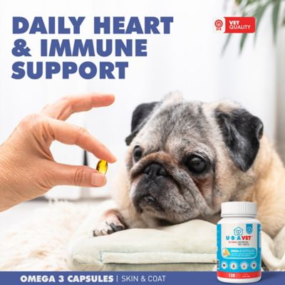 Image showing 5 th UbaVet Ubameg EFA Omega 3 Fatty Acid Capsules for Dogs
