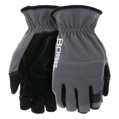 Boss Task Gray Hi-Dex Economy Glove Slip-On