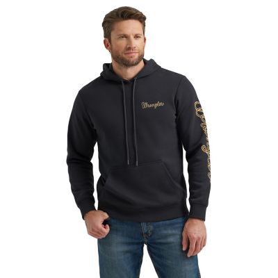 Wrangler Men's Arm Logo Hoodie