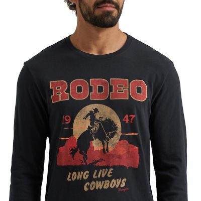 Image showing 2 th Wrangler Men's Long Sleeve Rodeo T-Shirt