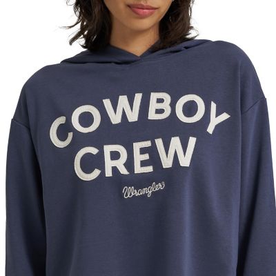 Image showing 2 th Wrangler Women's Cowboy Crew Cropped Hoodie