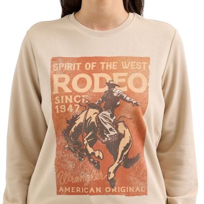 Image showing 2 th Wrangler Women's Rodeo Print Sweatshirt