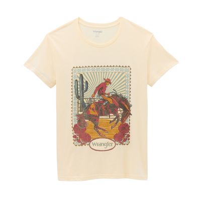 Image showing  Women's Cowboy Stamp Boyfriend Fit T-Shirt