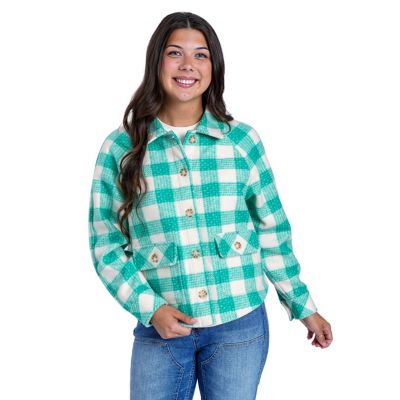 Image showing  Women's Brushed Knit Shirt Jacket