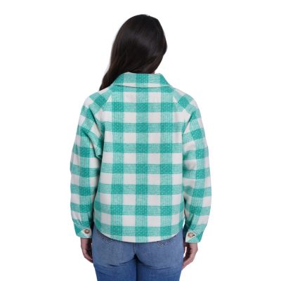 Image showing 1 th Molly Yeh Women's Brushed Knit Shirt Jacket