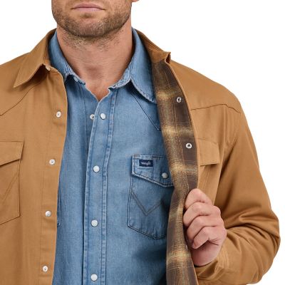 Image showing 3 th Wrangler Men's Flannel Lined Workshirt