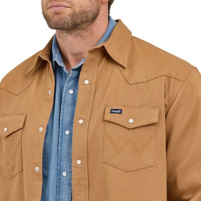 Image showing 2 th Wrangler Men's Flannel Lined Workshirt