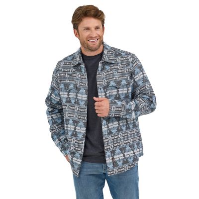 Wrangler Men's Retro Premium Jacquard Shirt Jacket