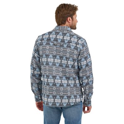 Image showing 1 th Wrangler Men's Retro Premium Jacquard Shirt Jacket