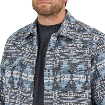 Image showing  Men's Retro Premium Jacquard Shirt Jacket