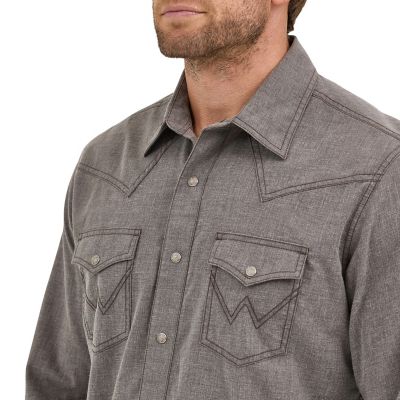 Image showing  Men's Retro Premium Snap Shirt