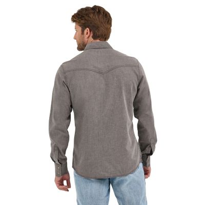 Image showing  Men's Retro Premium Snap Shirt