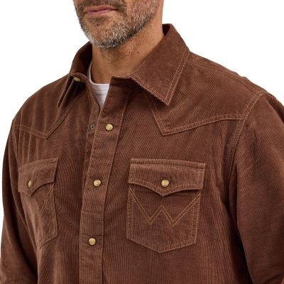 Image showing 2 th Wrangler Men's Retro Premium Cordouroy Shirt