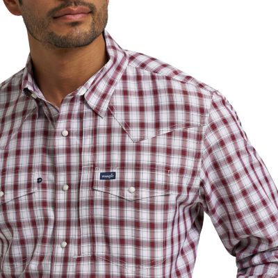 Image showing 2 th Wrangler Men's Performance Plaid Shirt