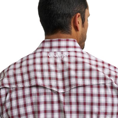 Image showing 5 th Wrangler Men's Performance Plaid Shirt
