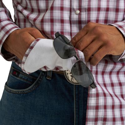 Image showing 6 th Wrangler Men's Performance Plaid Shirt