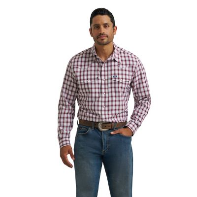 Wrangler Men's Performance Plaid Shirt