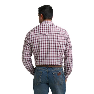 Image showing 1 th Wrangler Men's Performance Plaid Shirt