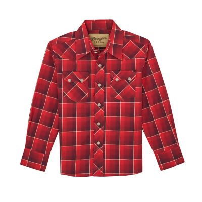 Image showing 0 th Wrangler Boy's Retro Snap Shirt