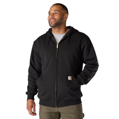 Image showing  Men's Loose Fit Fleece-Lined Logo Graphic Sweatshirt