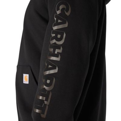 Image showing 4 th Carhartt Men's Loose Fit Fleece-Lined Logo Graphic Sweatshirt