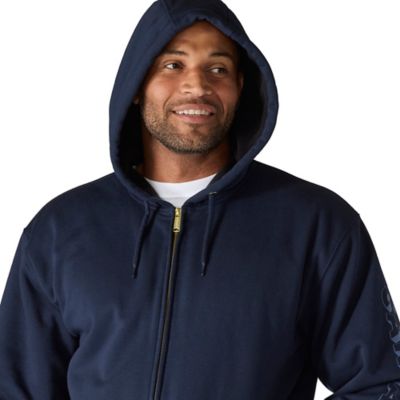 Image showing 4 th Carhartt Men's Loose Fit Fleece-Lined Logo Graphic Sweatshirt