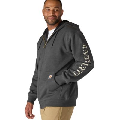 Image showing  Men's Loose Fit Fleece-Lined Logo Graphic Sweatshirt