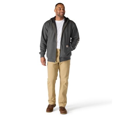 Image showing  Men's Loose Fit Fleece-Lined Logo Graphic Sweatshirt