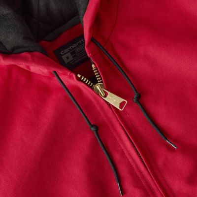 Image showing 1 th Carhartt Men's J140 Loose Fit Firm Duck Flannel-Lined Insulated Active Jacket