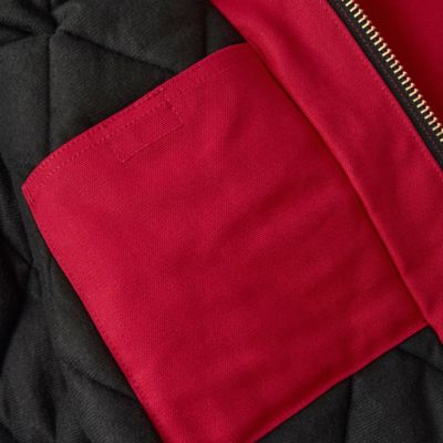 Image showing 2 th Carhartt Men's J140 Loose Fit Firm Duck Flannel-Lined Insulated Active Jacket