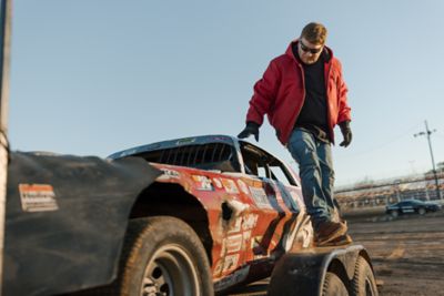 Image showing 5 th Carhartt Men's J140 Loose Fit Firm Duck Flannel-Lined Insulated Active Jacket