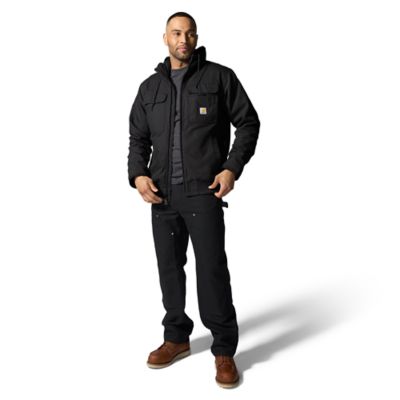 Image showing  Men's Full Swing Loose Fit Washed Duck Insulated Active Jacket