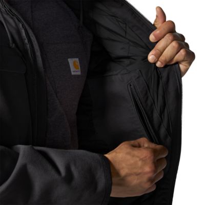 Image showing 5 th Carhartt Men's Full Swing Loose Fit Washed Duck Insulated Active Jacket