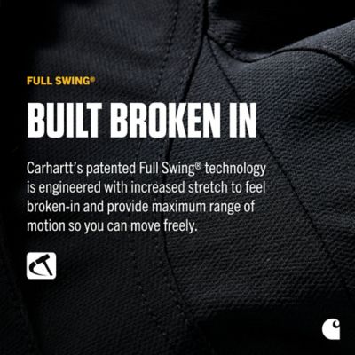 Image showing 7 th Carhartt Men's Full Swing Loose Fit Washed Duck Insulated Active Jacket