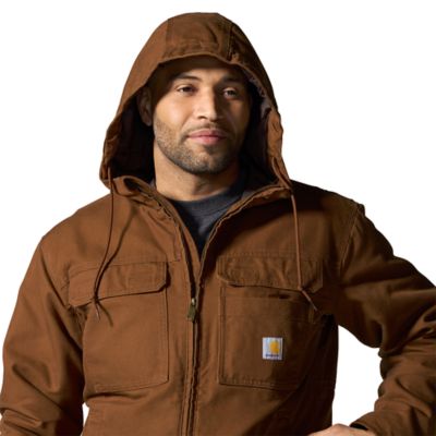 Image showing  Men's Full Swing Loose Fit Washed Duck Insulated Active Jacket