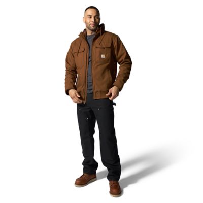 Image showing  Men's Full Swing Loose Fit Washed Duck Insulated Active Jacket