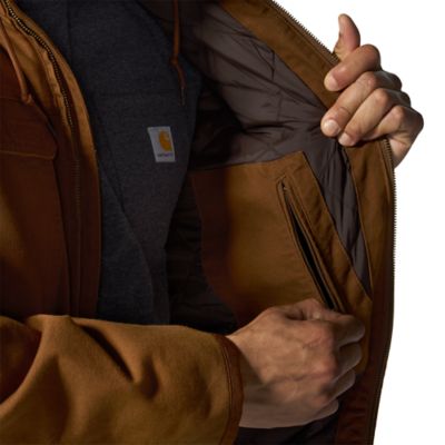 Image showing  Men's Full Swing Loose Fit Washed Duck Insulated Active Jacket