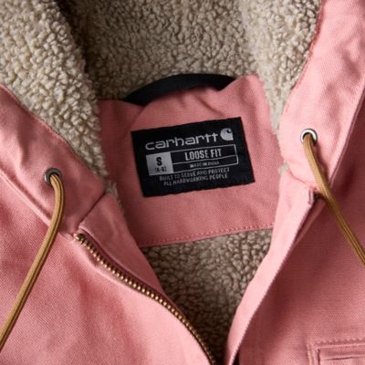 Image showing  Women's Loose Fit Washed Duck Sherpa Lined Jacket