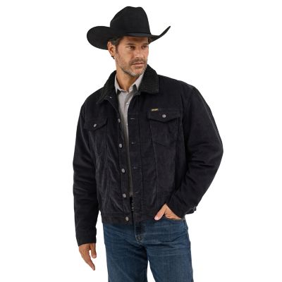 Wrangler Men's Sherpa Lined Cordouroy Jacket