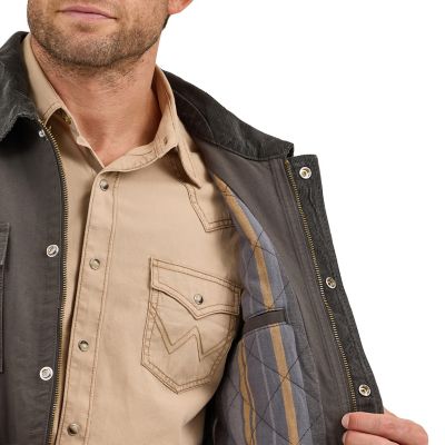 Image showing  Men's Quilted Flannel Barn Coat