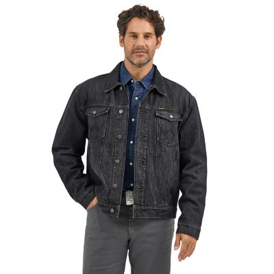 Wrangler Men's Flannel Lined Denim Jacket